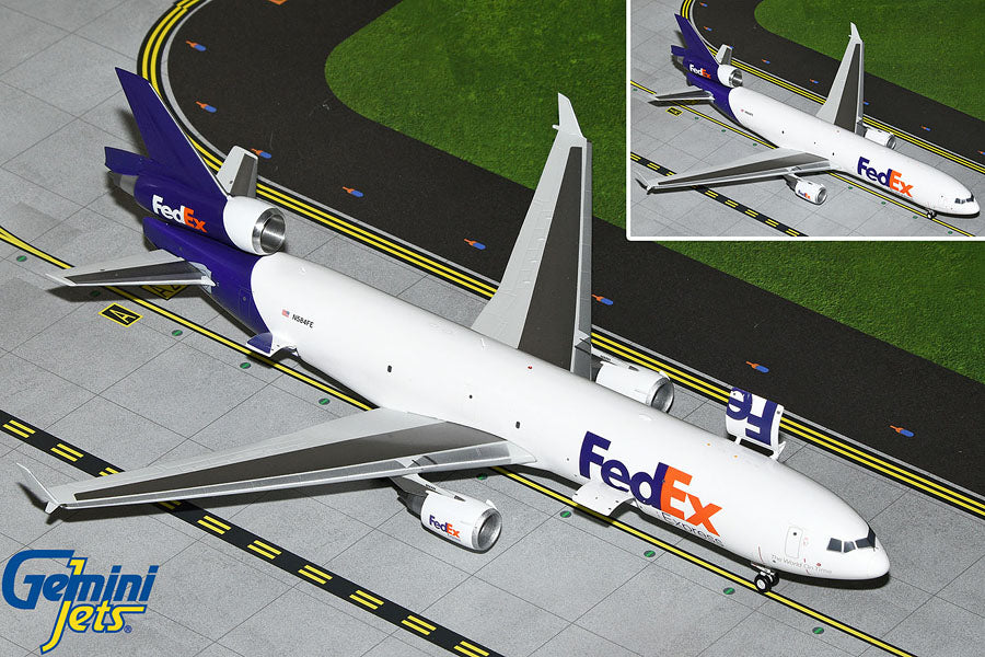 FedEx フェデックス MD-11 1/200 1:200 GeminiJets FedEx EXPRESS McDonnell Douglas MD-11F