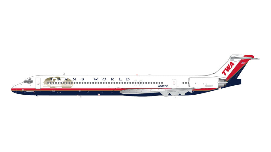 航空機・ヘリコプター Jet-X 1/200 MD-80 TWA Gemini Jets TWA MD-80 Unboxing! - YouTube