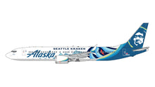 Load image into Gallery viewer, Alaska Airlines B737 Max 9 &quot;Seattle Kraken&quot; Livery
