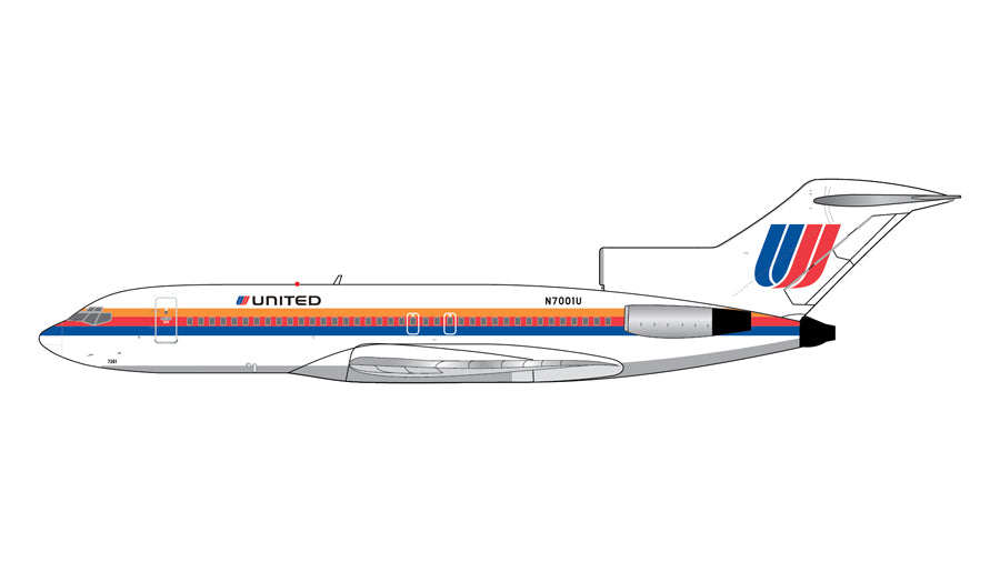 United Airlines B727-100 (Saul Bass Livery)