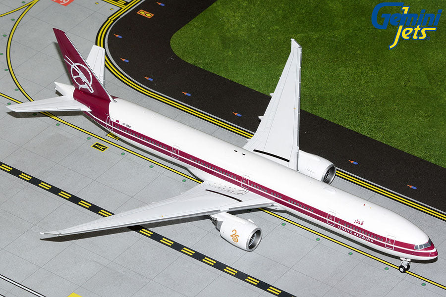 Qatar Airways B777-300ER (25th Anniversaty Retro Livery) (1:200 scale)